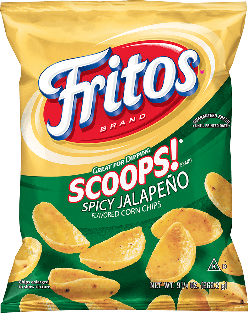 Bag of Fritos® Scoops!® Spicy Jalapeño Corn Chips